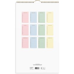 Familiekalender Color stor 2026