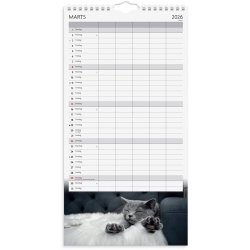 Familiekalender Katte 2026