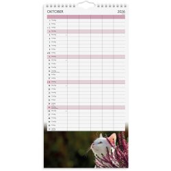 Familiekalender Katte 2026