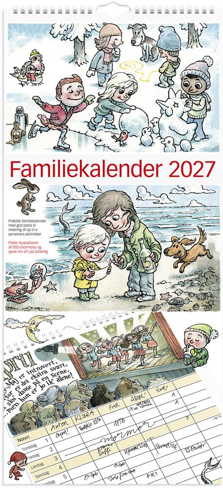 Familiekalender Otto Dickmeiss &amp; Lilja Scherfig 2027
