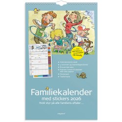 Familiekalender Otto Dickmeiss &amp; Lilja Scherfig 4 kol. 2026