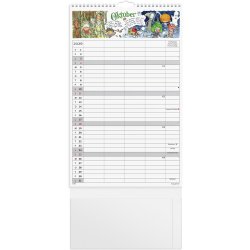 Familiekalender Otto Dickmeiss &amp; Lilja Scherfig 4 kol. 2026