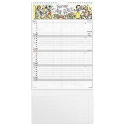 Familiekalender Otto Dickmeiss &amp; Lilja Scherfig 6 kol. A3 2027