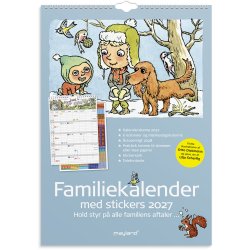 Familiekalender Otto Dickmeiss &amp; Lilja Scherfig 6 kol. A3 2027