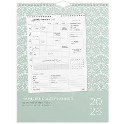 Familiekalender Ugeplan m. lister 2026