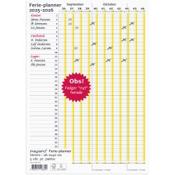Ferie Planner 2025/2026