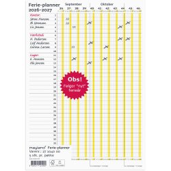 Ferie Planner 2026/2027