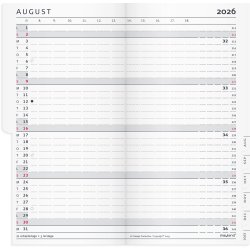 Index Planner mnedskalender REFILL 2026