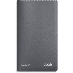 Index Planner mnedskalender mrkegr PP-plast 2026