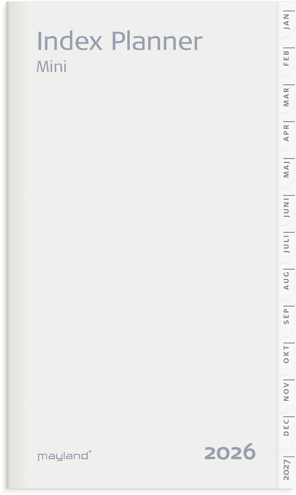Index Planner mini mnedskalender REFILL 2026