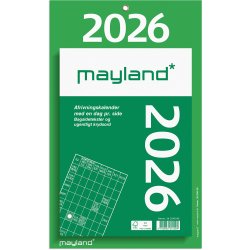 Kmpeafrivningskalender m/bagsidetekst 2026