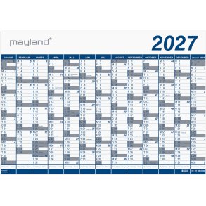 Kmpekalender 1x13 mdr. PP-plast rr 2027
