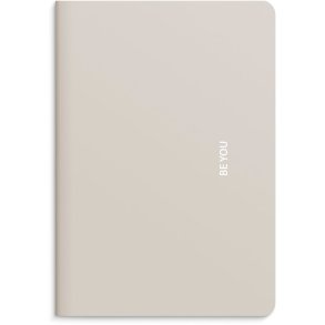 Kladdehfte A5 linieret Beige Be You