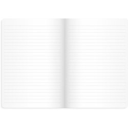 Kladdehfte A5 linieret Mint Be Green