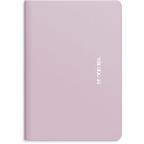 Kladdehfte A5 linieret Rosa Be Cool