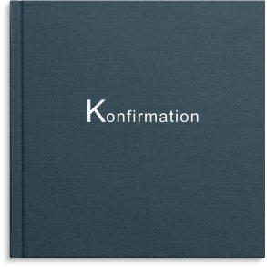 Konfirmationsbog Blank 18,5x18,5cm Bl
