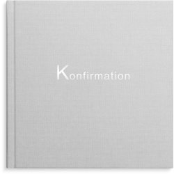 Konfirmationsbog Blank 18,5x18,5cm Gr 
