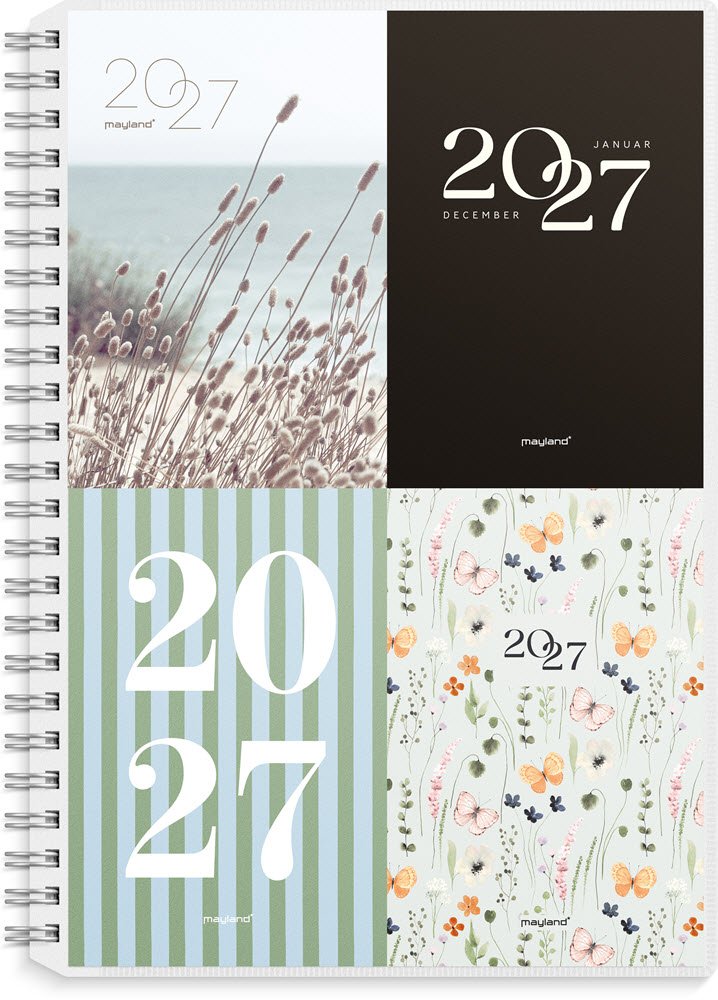 Mayland 2027 A5 Ugekalender H�jformat plast