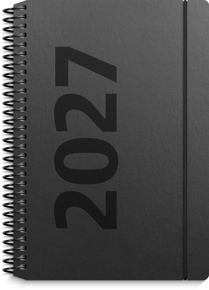 Mayland 2027 A6 ugekalender h�jformat matsort genbrugskarton