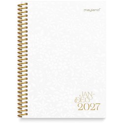 Mayland 2027 A6 ugekalender tv�rformat creme karton