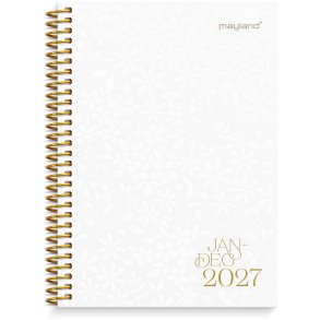 Mayland 2027 A6 ugekalender tv�rformat creme karton