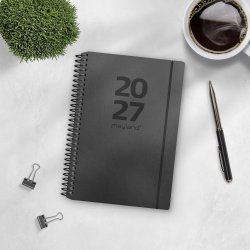 Mayland 2027 A6 ugekalender tv�rformat matsort genbrugskarton