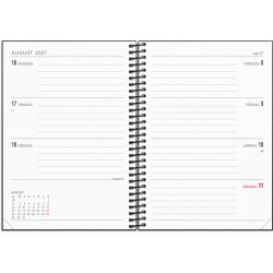 Mayland 2027 A6 ugekalender tv�rformat matsort genbrugskarton