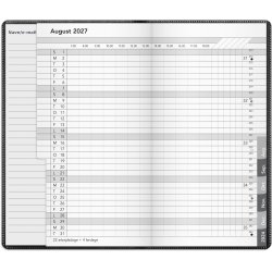 Mayland 2027 Basic m�nedskalender sort pp-plast