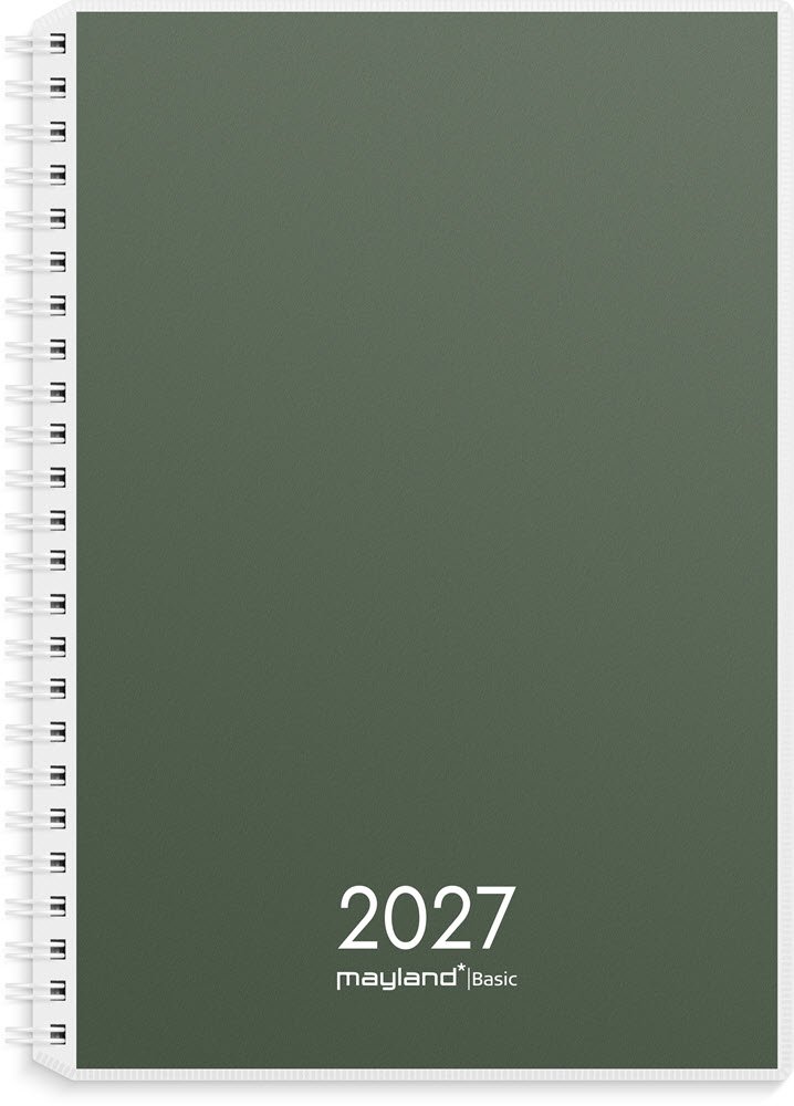 Mayland 2027 Basic ugekalender A5 pp-plast