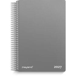 Mayland 2027 Dagkalender M�rkegr� Plast