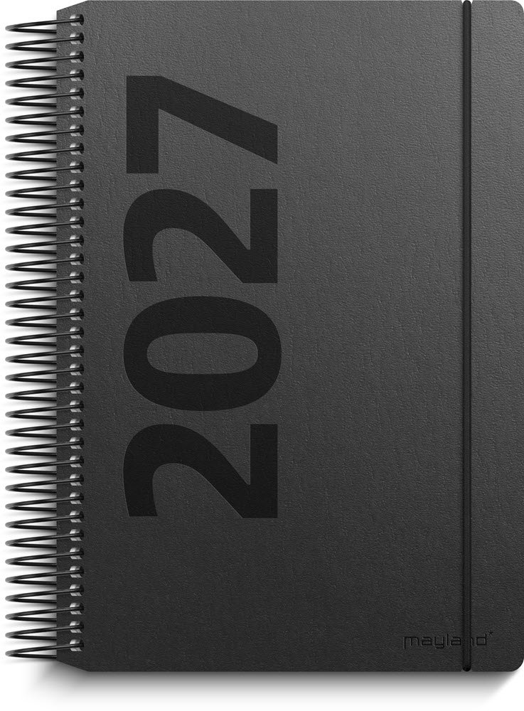 Mayland 2027 Dagkalender matsort genbrugskarton