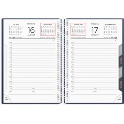 Mayland 2027 Dagkalender spiral bl� pp-plast