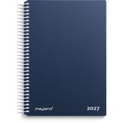 Mayland 2027 Dagkalender spiral bl� pp-plast
