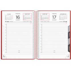 Mayland 2027 Dagkalender spiral r�d pp-plast