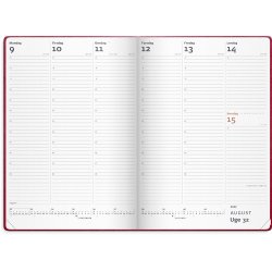 Mayland 2027 Diplomat ugekalender r�d vinyl