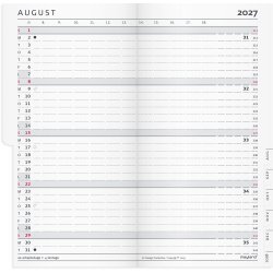 Mayland 2027 Index Planner M�nedskalender Refil