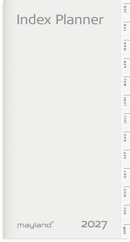 Mayland 2027 Index Planner M�nedskalender Refil