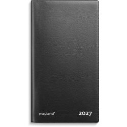 Mayland 2027 Index Planner m�nedskalender sort vinyl