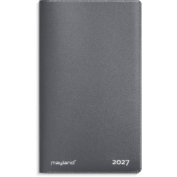 Mayland 2027 Index Planner mini m�rkegr� pp-plast