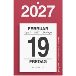 Mayland 2027 Lille afrivningskalender m. bagside tekst 