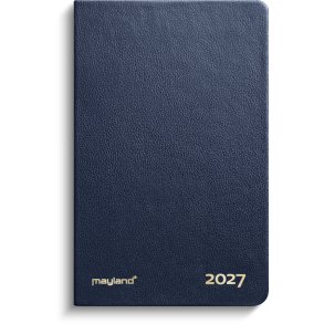 Mayland 2027 Lommekalender uge Bl� kunstskind indbundet