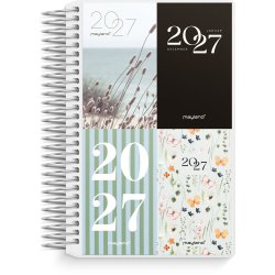 Mayland 2027 Mini dagkalender m. 4 illu. Plast