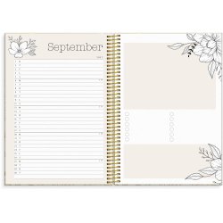 Mayland 2027 Ugekalender Life Planner Bloom