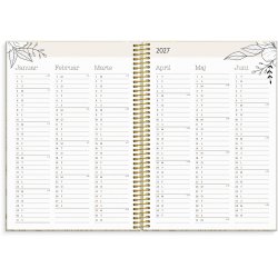Mayland 2027 Ugekalender Life Planner Bloom