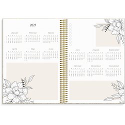Mayland 2027 Ugekalender Life Planner Bloom