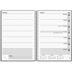 Mayland 2027 Ugekalender tv�rformat gr� plast