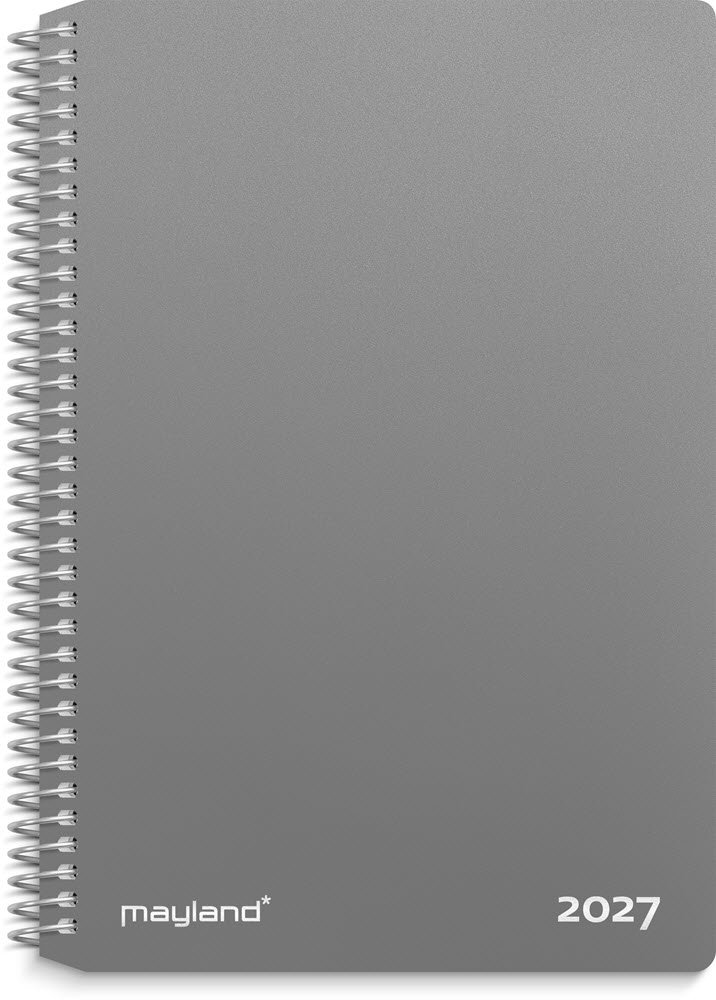 Mayland 2027 Ugekalender tv�rformat gr� plast