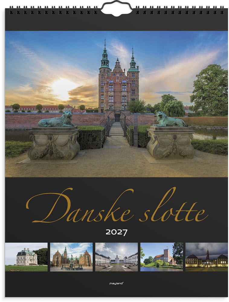 Mayland 2027 V�gkalender Danske Slotte