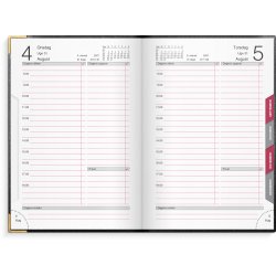 Mayland 2027 �rbog dagkalender sort kunstskind indbundet