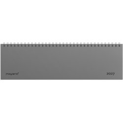 Mayland 2027 dag-uge bordkalender g�r plast